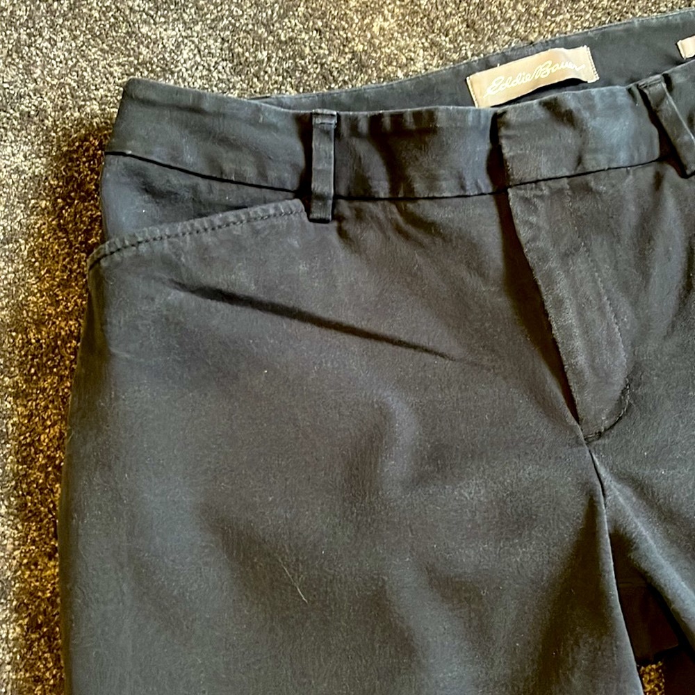 Eddie Bauer black stretch pants - Picture 2 of 7